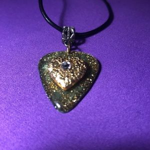 Guitar pick pendant